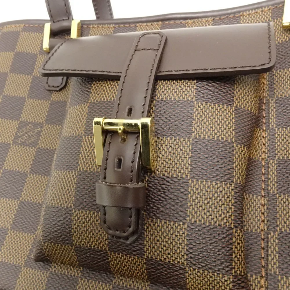 Louis Vuitton Damier Manosque PM Ebene Tote Bag